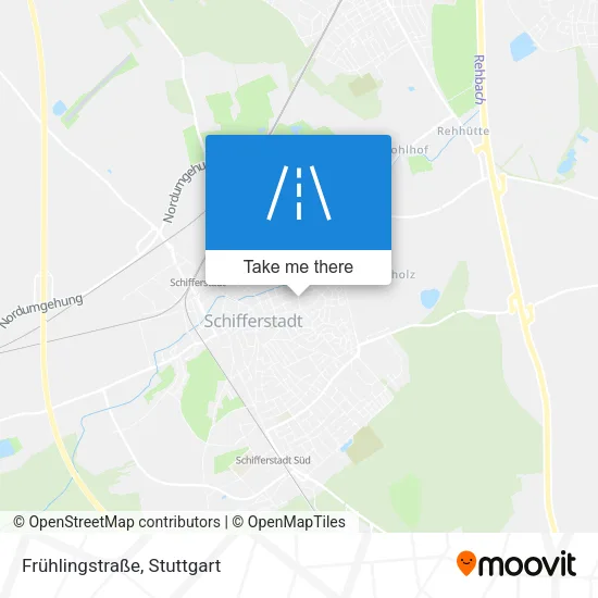 Карта Frühlingstraße