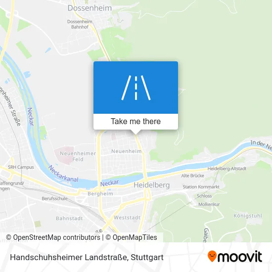 Карта Handschuhsheimer Landstraße