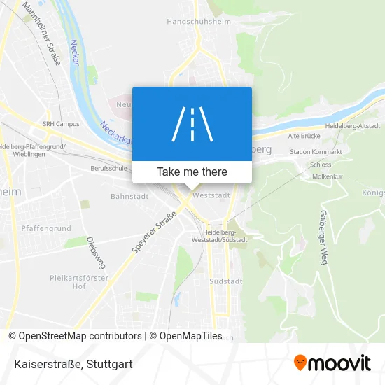 Карта Kaiserstraße