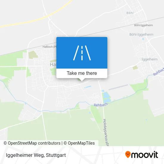 Карта Iggelheimer Weg