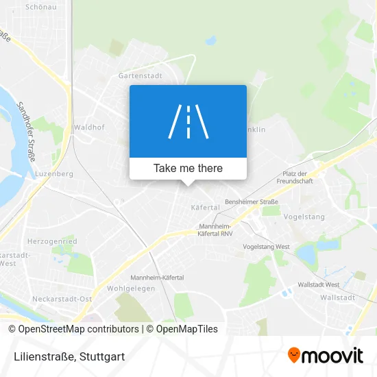 Карта Lilienstraße
