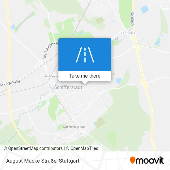 Карта August-Macke-Straße