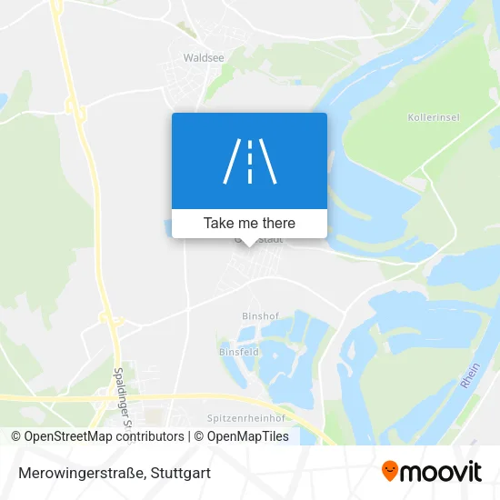 Карта Merowingerstraße