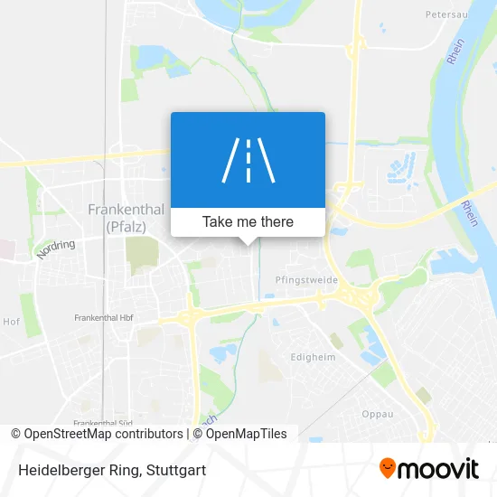 Карта Heidelberger Ring