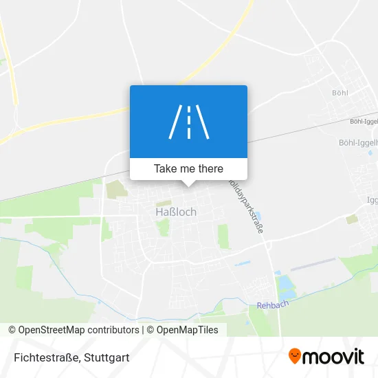 Карта Fichtestraße