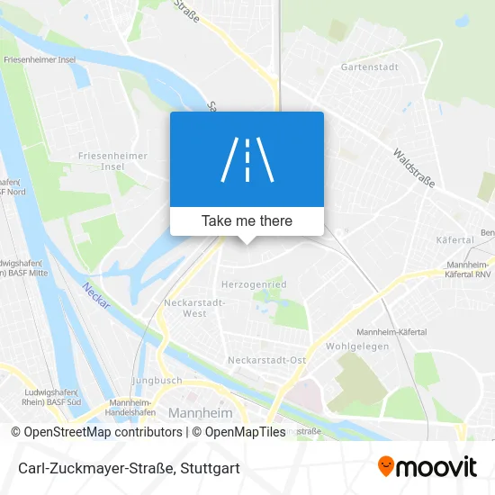 Карта Carl-Zuckmayer-Straße