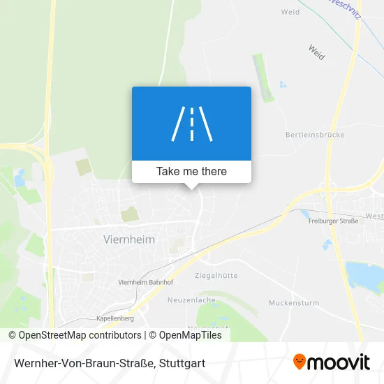 Карта Wernher-Von-Braun-Straße