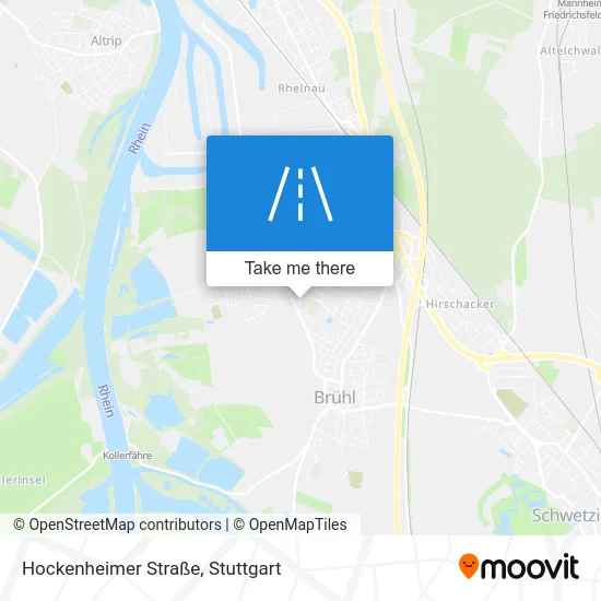 Карта Hockenheimer Straße
