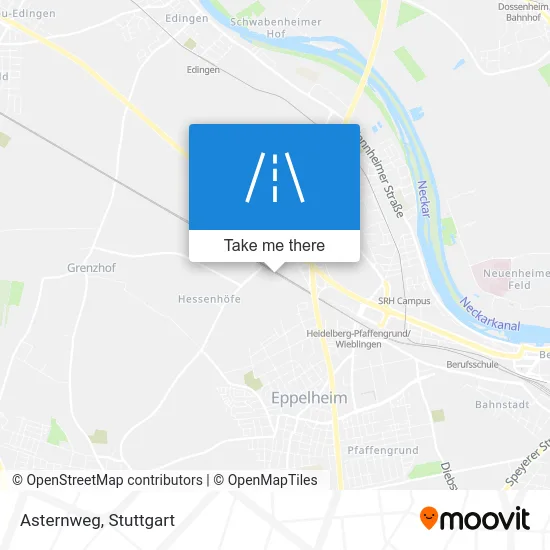 Карта Asternweg