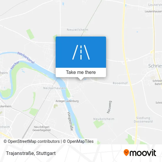 Карта Trajanstraße