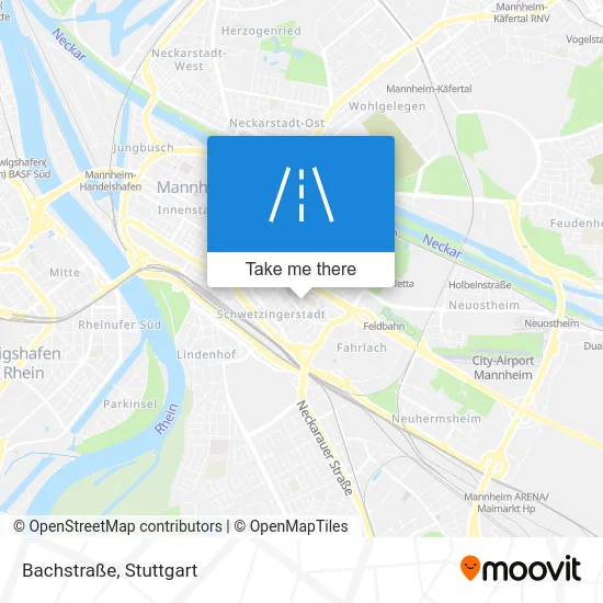 Карта Bachstraße