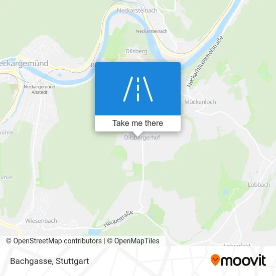 Карта Bachgasse