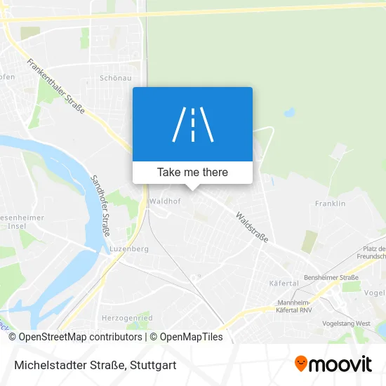 Карта Michelstadter Straße