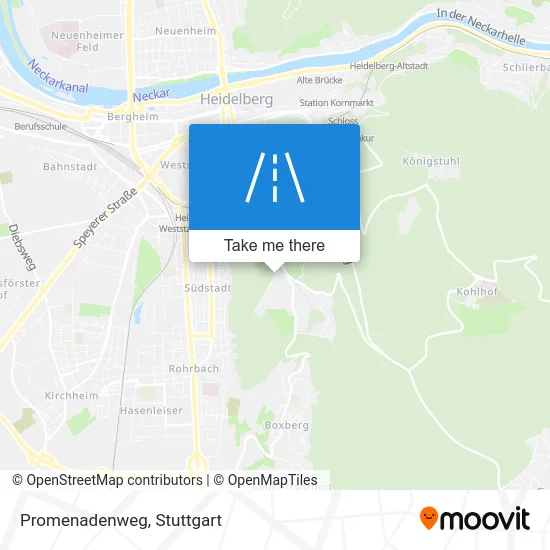 Карта Promenadenweg