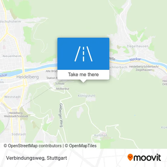 Карта Verbindungsweg