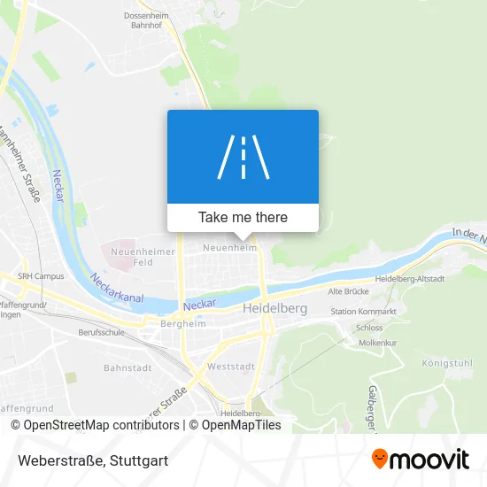 Карта Weberstraße