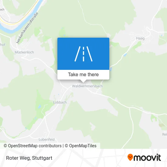 Карта Roter Weg