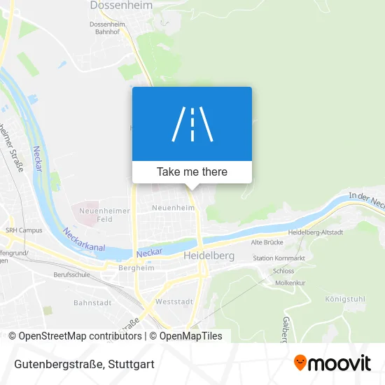 Карта Gutenbergstraße
