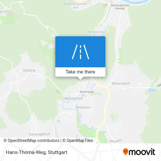 Карта Hans-Thoma-Weg