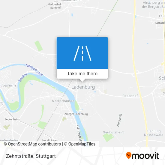 Карта Zehntstraße