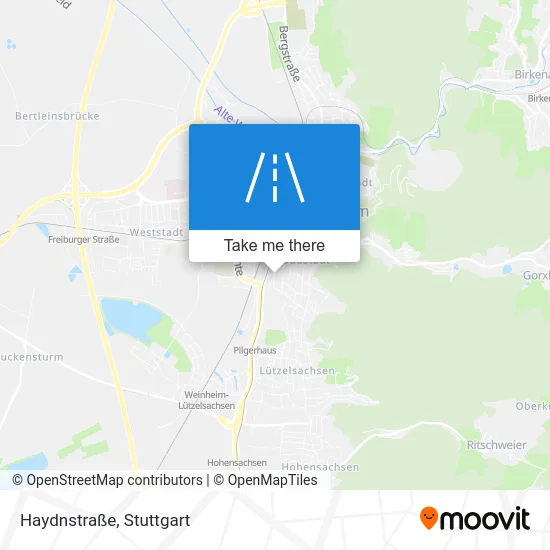 Карта Haydnstraße