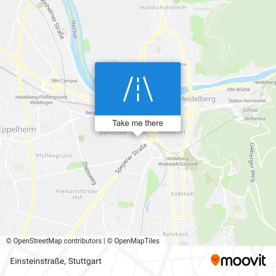 Карта Einsteinstraße