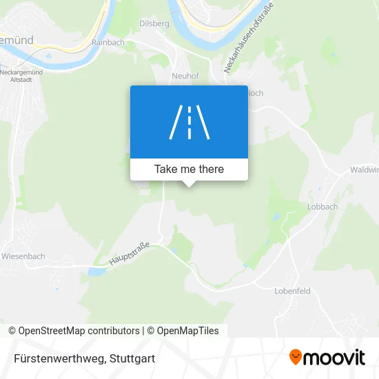 Карта Fürstenwerthweg