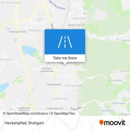 Карта Heckenpfad