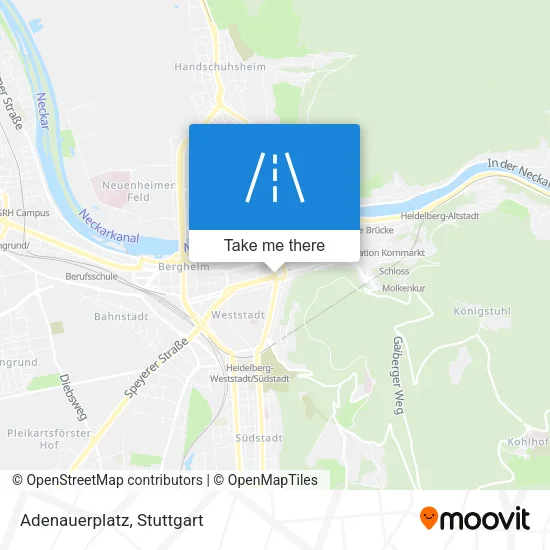 Карта Adenauerplatz