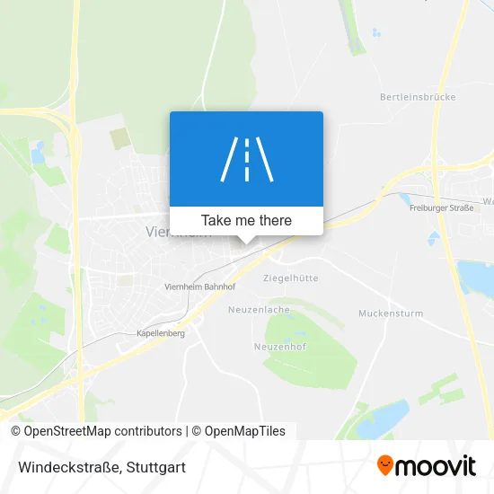 Карта Windeckstraße