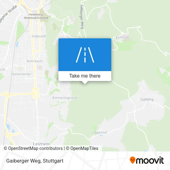 Карта Gaiberger Weg