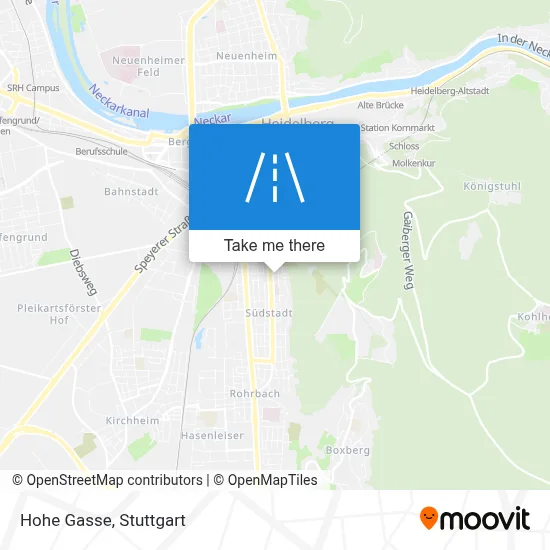 Hohe Gasse map