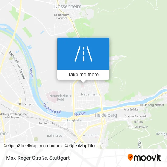 Карта Max-Reger-Straße