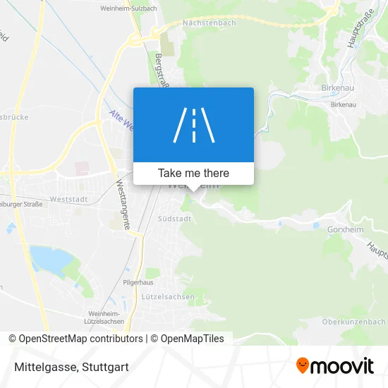 Карта Mittelgasse