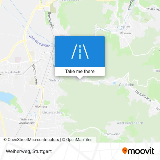 Weiherweg map