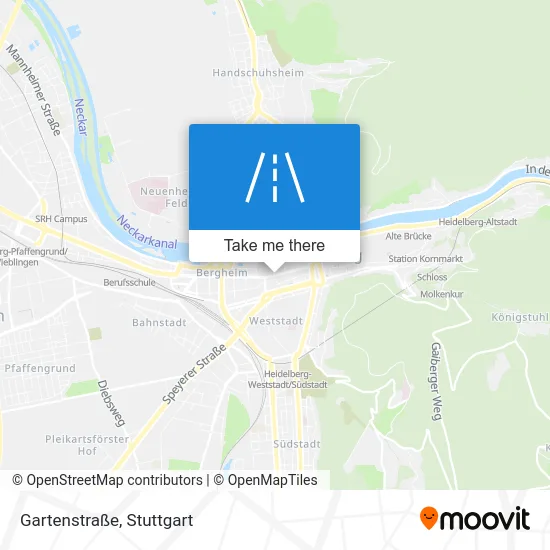 Карта Gartenstraße
