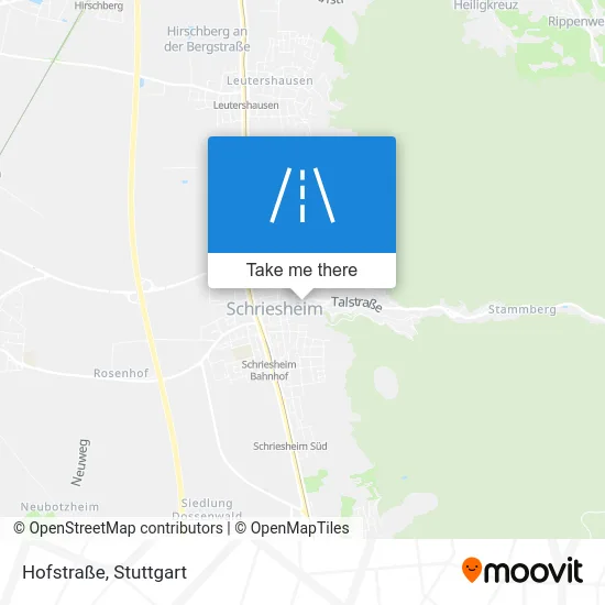 Карта Hofstraße