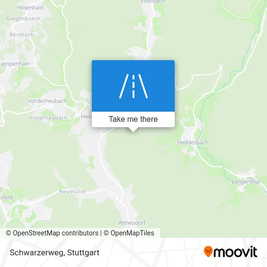 Карта Schwarzerweg