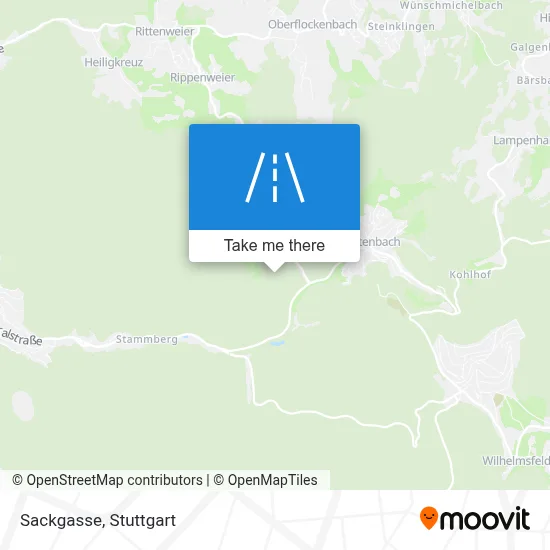 Sackgasse map