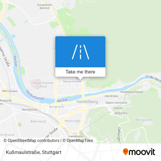 Карта Kußmaulstraße