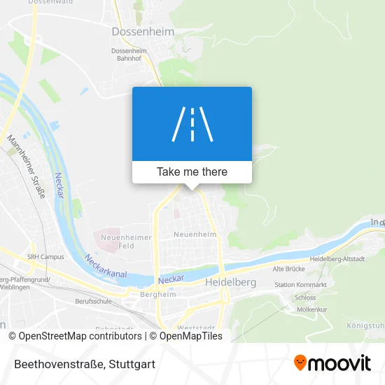 Карта Beethovenstraße