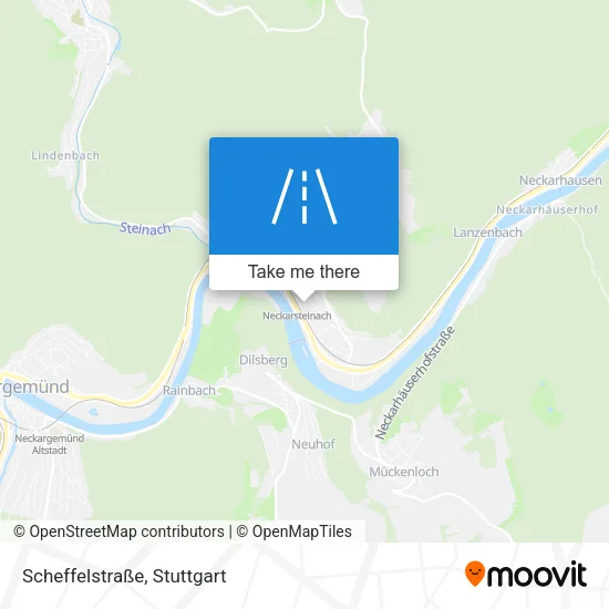 Карта Scheffelstraße
