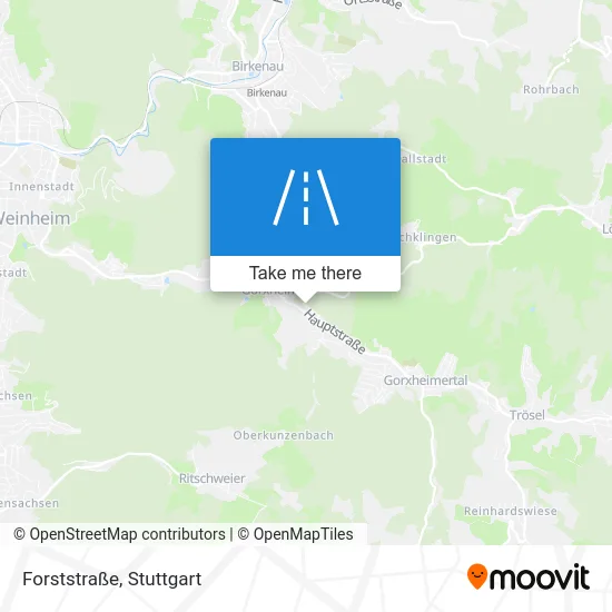 Карта Forststraße