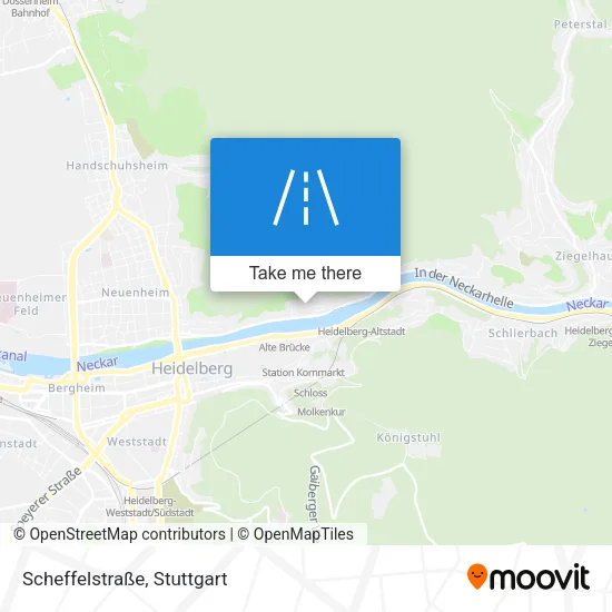 Карта Scheffelstraße