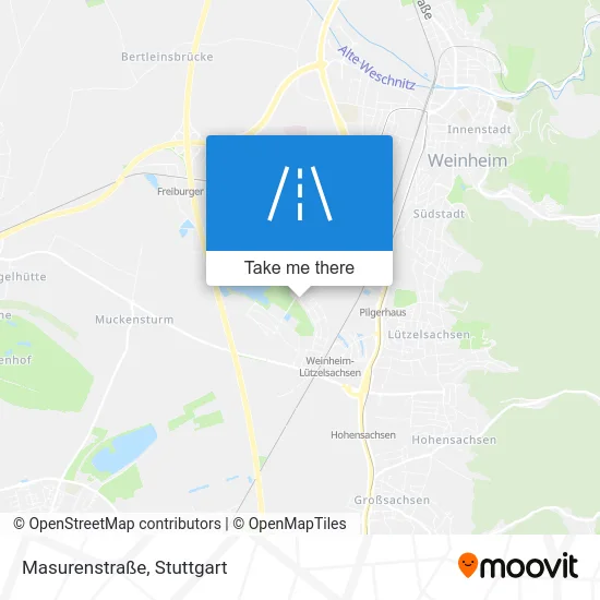 Карта Masurenstraße