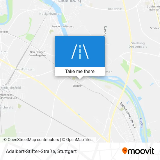 Карта Adalbert-Stifter-Straße