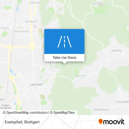 Карта Eselspfad