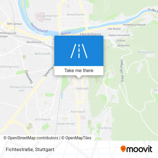 Карта Fichtestraße