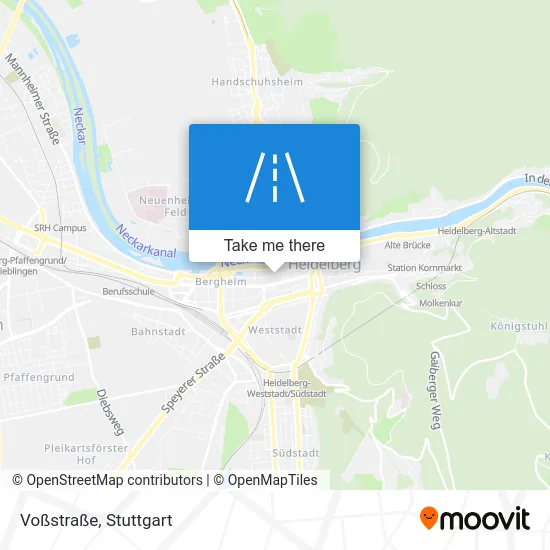 Карта Voßstraße