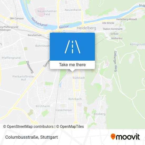 Карта Columbusstraße